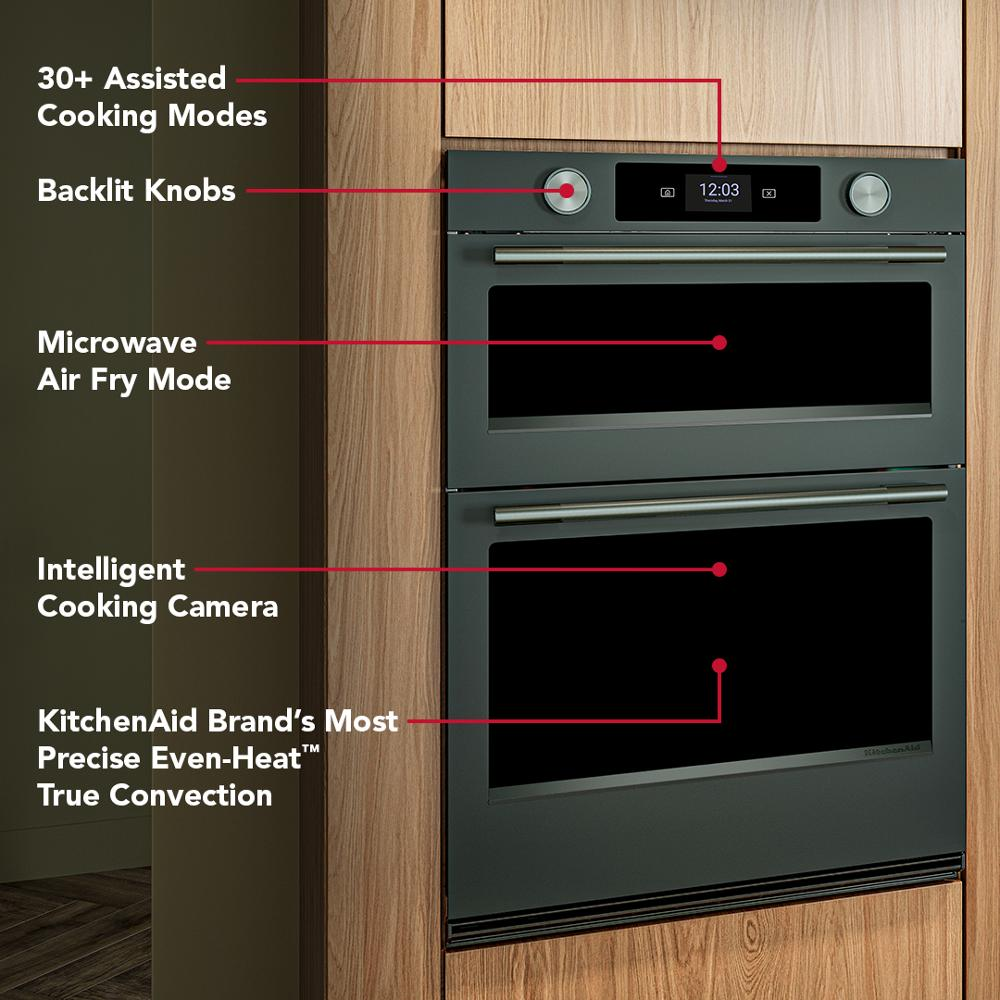 30-inch Smart Electric Combo Wall Oven with Intelligent Cooking Camera - Juniper
