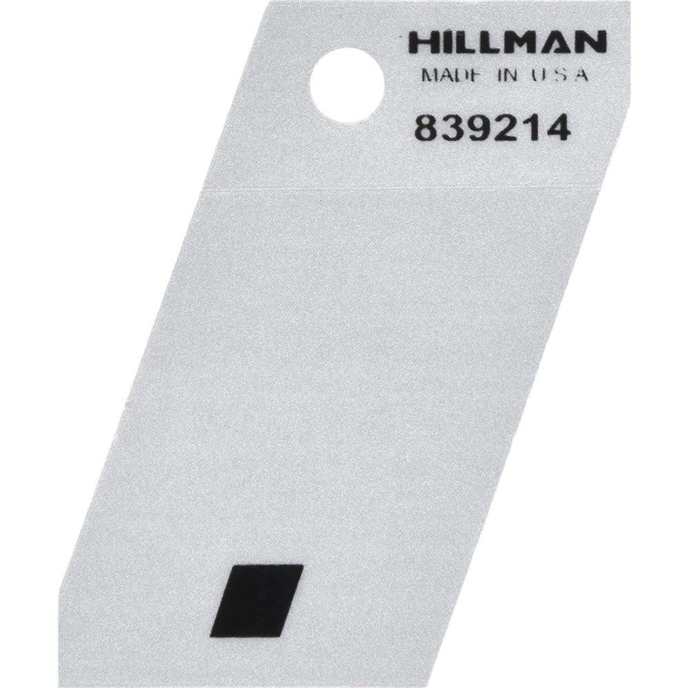 Black reflective period sticker with strong tear resistance for home improvement and hardware use under $25 collections
