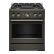 KitchenAid® 30-Inch 4 Burner Commercial-Style Gas Range with No Preheat Air Fry Mode