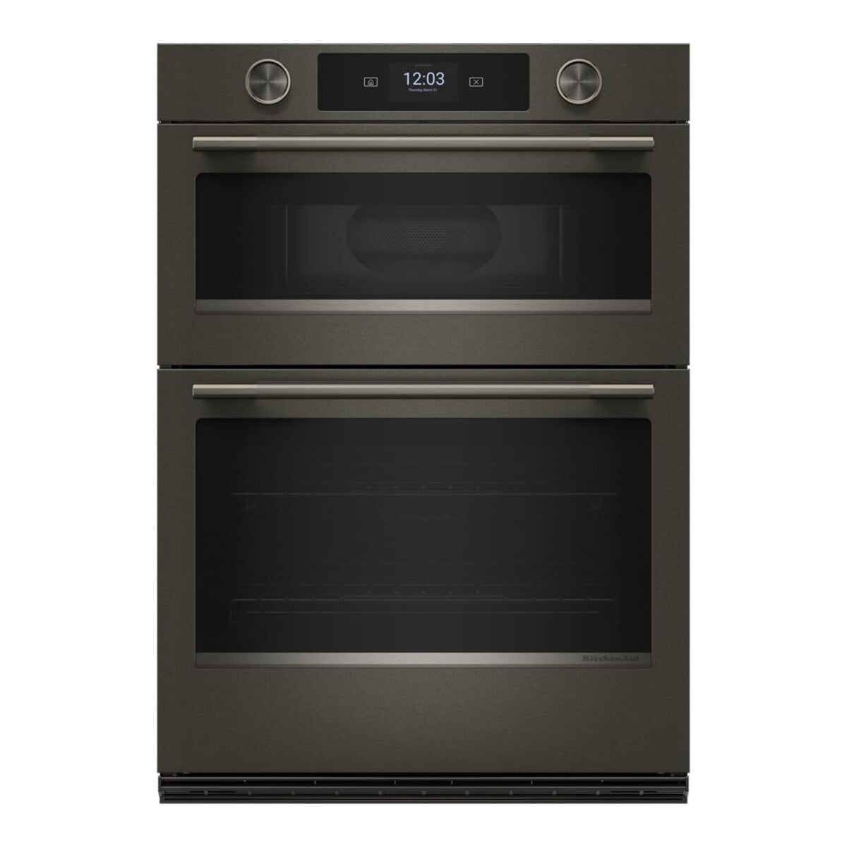 30-inch Smart Electric Combo Wall Oven with Assisted Cooking Modes - Black Ore