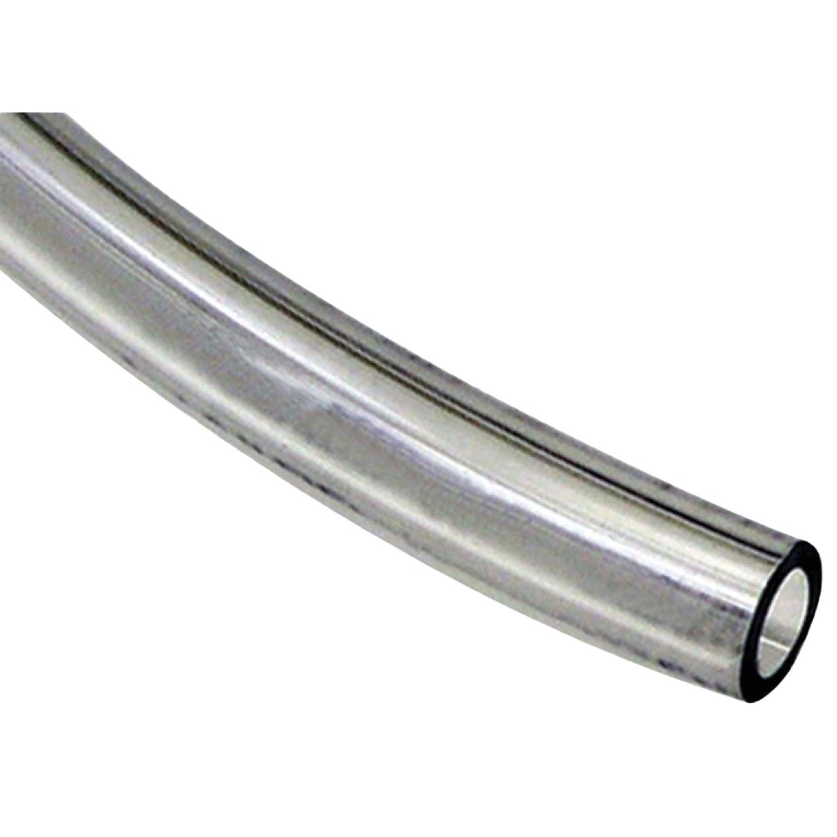 Clear reinforced PVC tubing with smooth surface for plumbing parts and repair in home improvement collections under $100