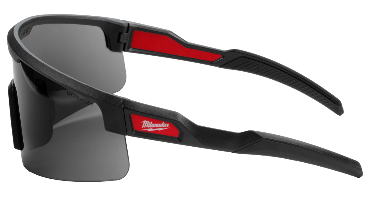 Milwaukee Wrap Around Safety Glasses - Tinted Anti-Scratch Lenses