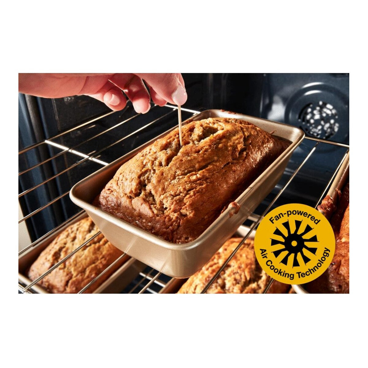 30-inch Gas Smart Range with Air Cooking Technology and Steam Clean