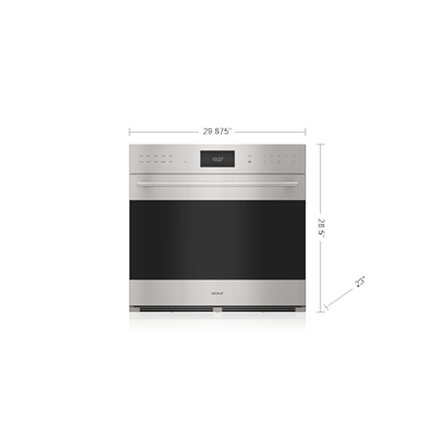 Stainless steel built-in single oven with digital display and modern controls for home improvement kitchens