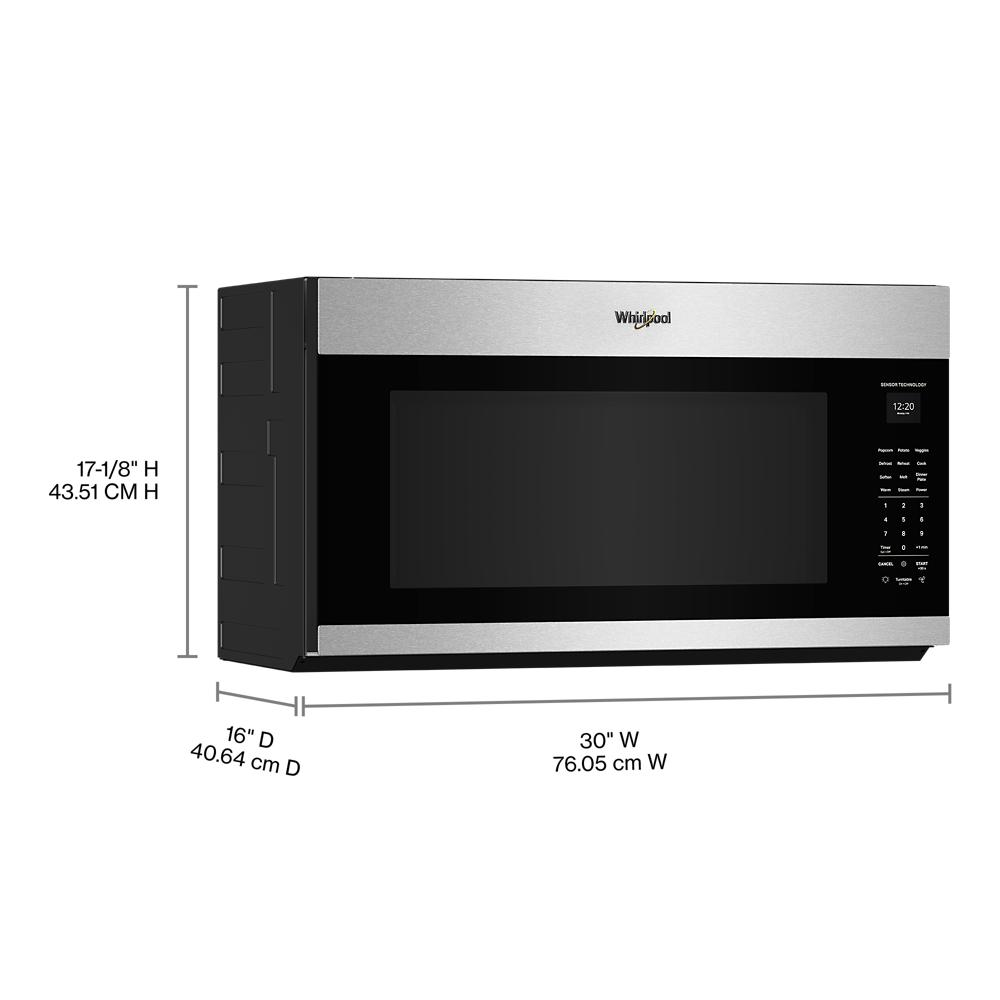 2.1 cu. ft. Microwave Hood with 4-Speed Venting