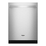 Whirlpool® 24-Inch Top Control Dishwasher with Total Coverage Wash and Auto Open Air Dry in Fingerprint Resistant Stainless Steel