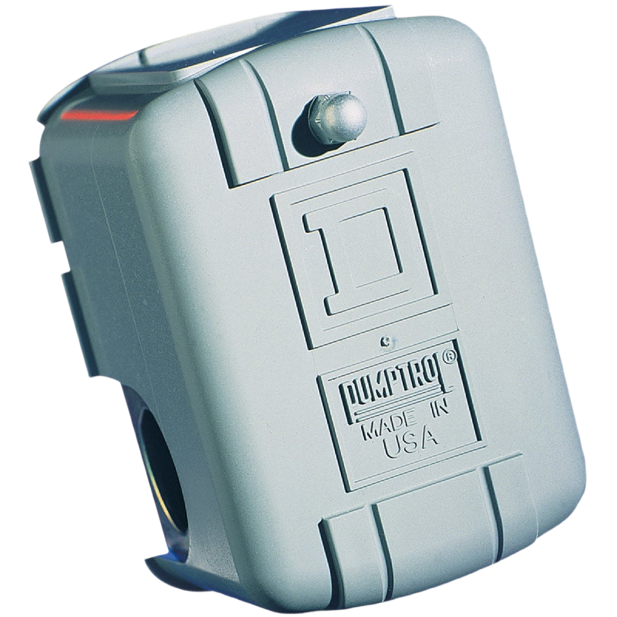 Gray Square D pumptrol pressure switch housing for plumbing and water pump accessory applications