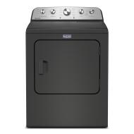 Matte black electric dryer with control dials and front door, part of Dryers and Electric Dryers collections