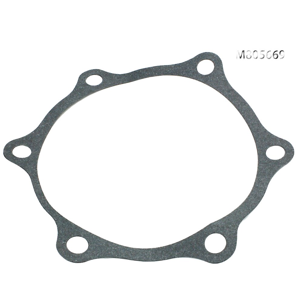 Gray circular gasket with six mounting holes designed for tools and home improvement applications