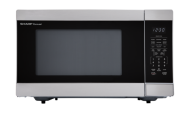 Countertop stainless steel microwave with digital control panel in microwaves and kitchen appliances collection