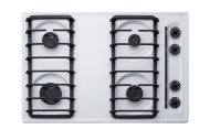 30" Wide 4-Burner Gas Cooktop