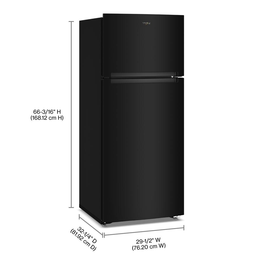 Whirlpool® 28-inch Wide Top Freezer Refrigerator with Total Coverage Cooling- 18.0 Cu. Ft.