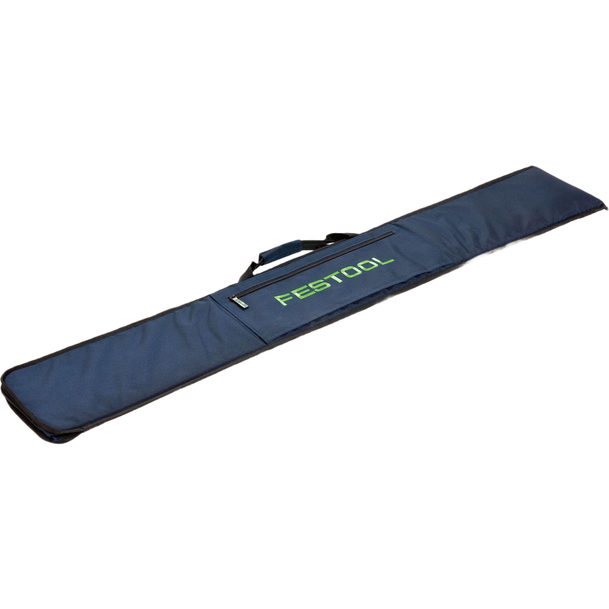 Blue Festool FS-BAG 3000 protective carrying bag for guide rails in woodworking tool accessories collection