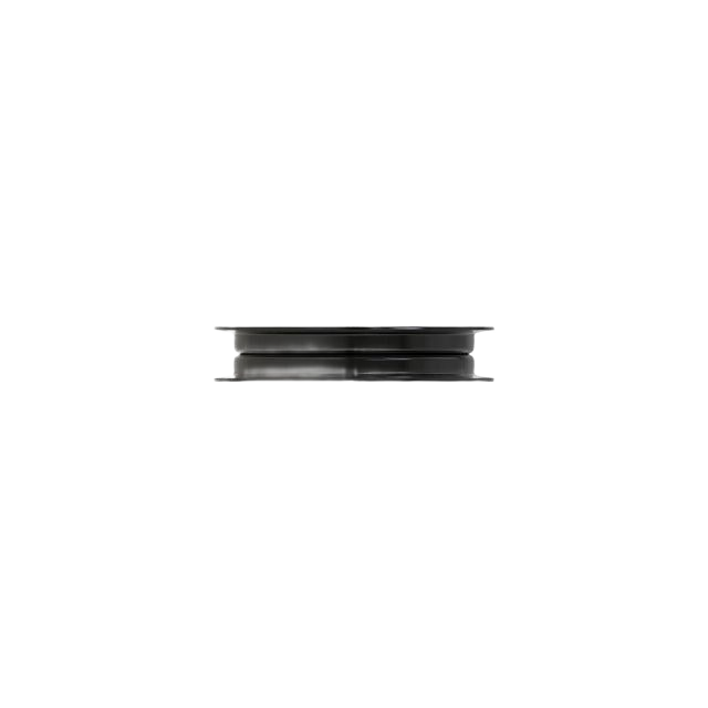 Black metal mower deck idler pulley designed for automotive tools and John Deere equipment maintenance collections