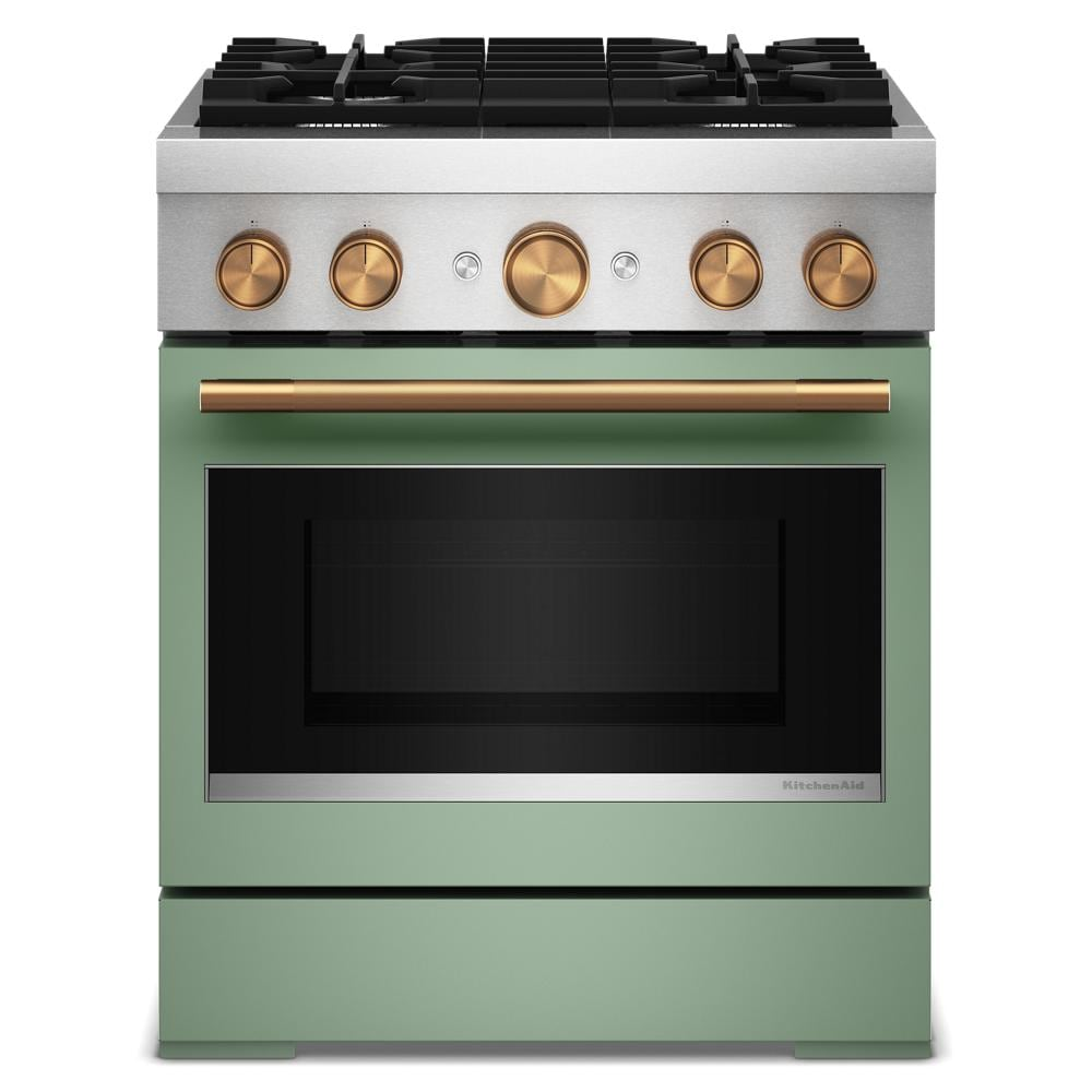 30-Inch 4 Burner Commercial-Style Dual Fuel Range with No Preheat Air Fry Mode