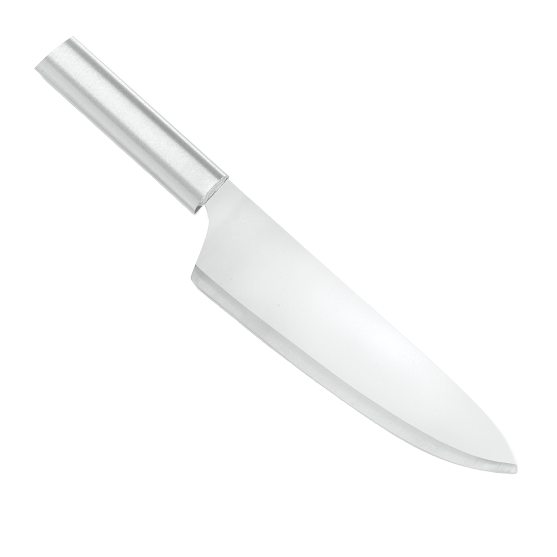 Stainless steel kitchen chef's knife with smooth handle, designed for cooking utensils and kitchenware collection under $50.