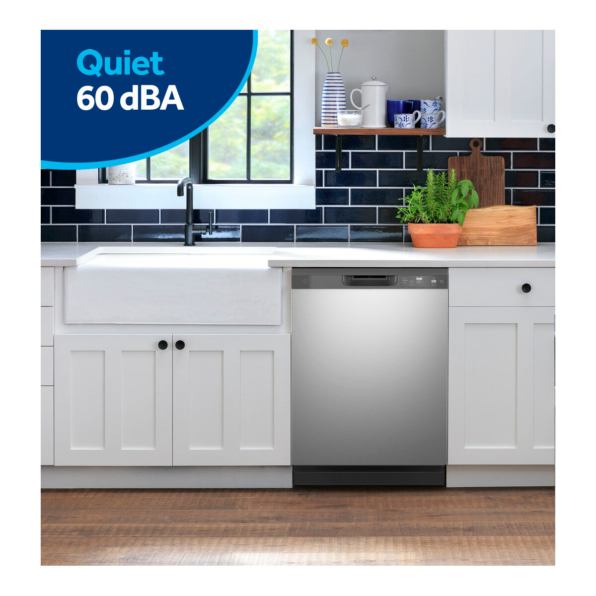GE® Dishwasher with Front Controls