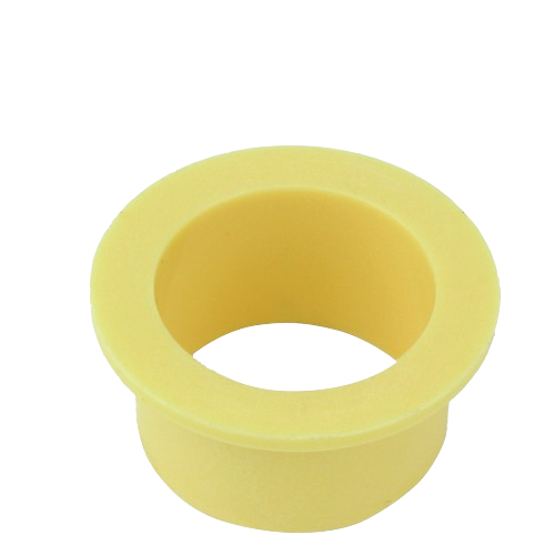 Yellow cylindrical mechanical bushing for automotive and John Deere parts in car and truck accessories collections