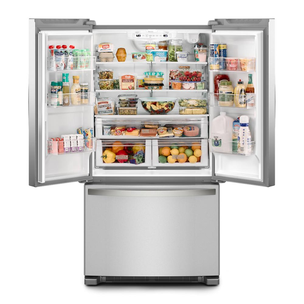 36-Inch Wide Counter-Depth French Door Bottom Mount Refrigerator - 20 cu. ft.