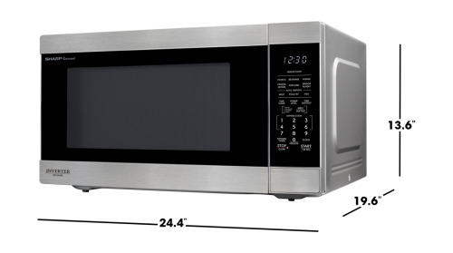 2.2 CF Countertop Microwave Oven, Inverter Technology