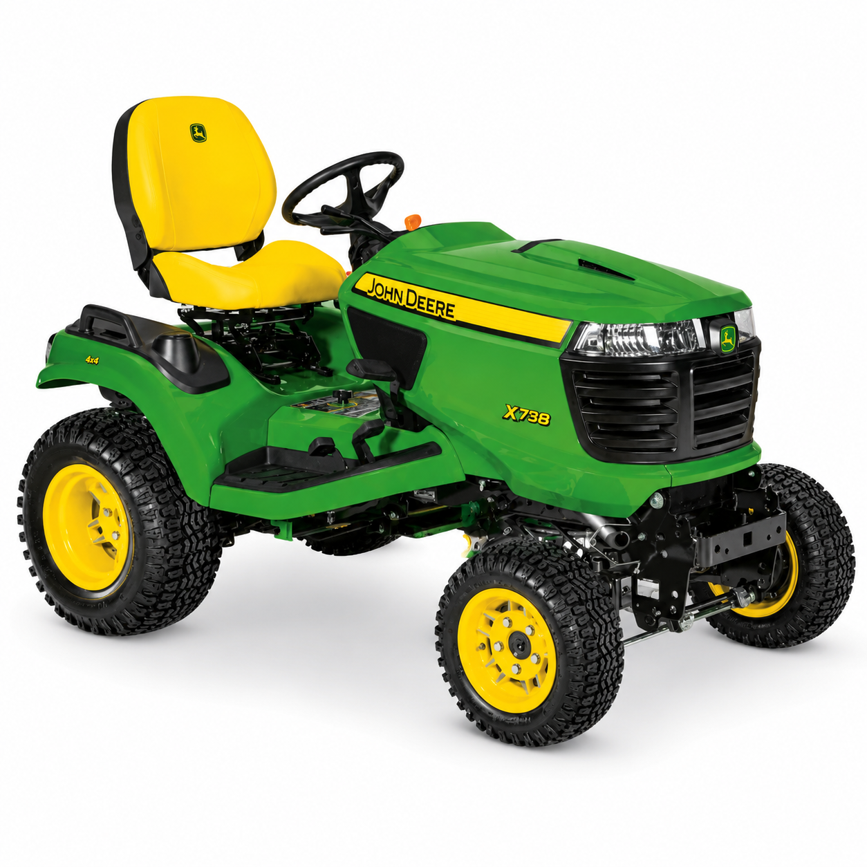 John Deere X738 Lawn Tractor – Powerful & Reliable Mower