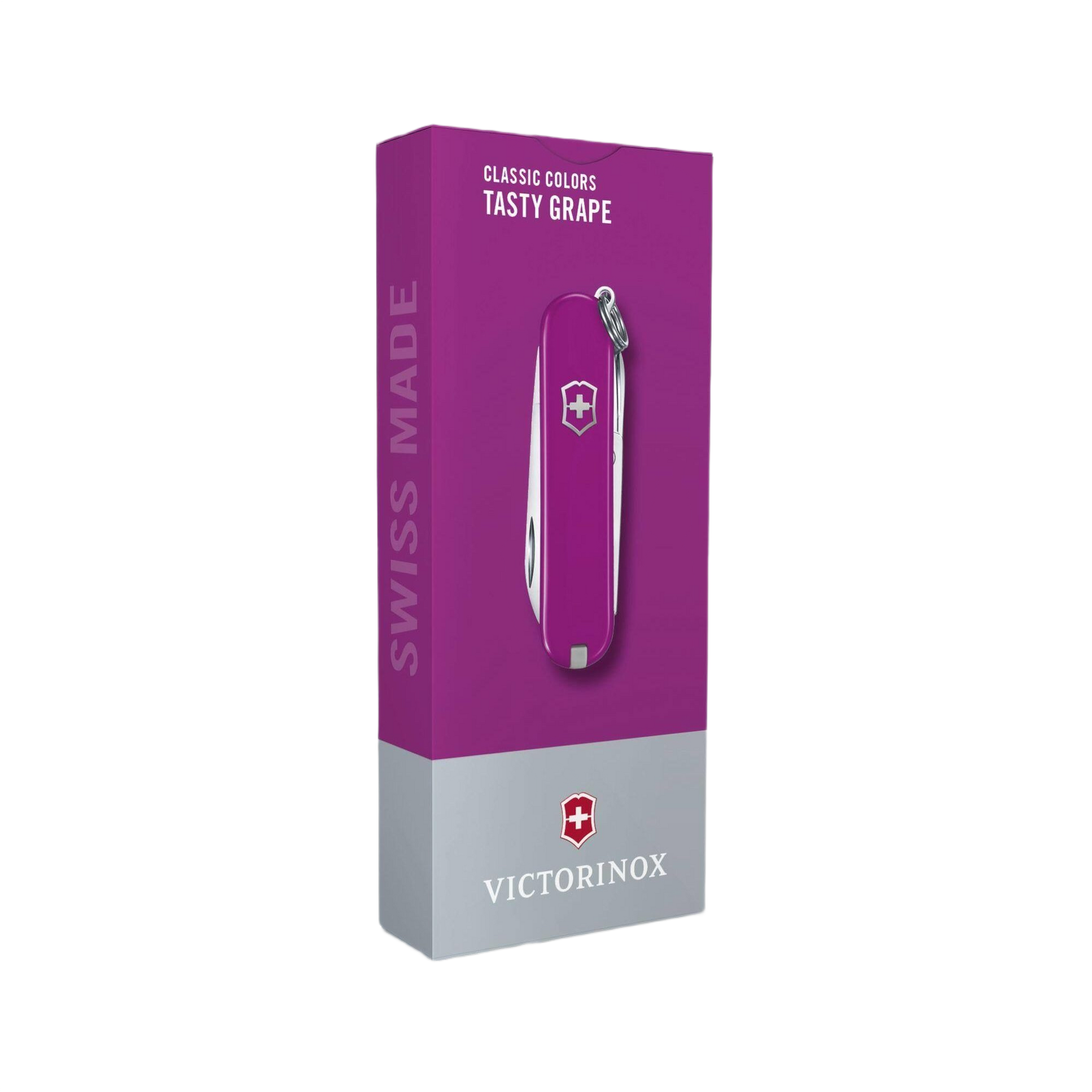 Compact purple multi-tool pocket knife in tasting grape color, ideal for cutting and woodworking tools under $50 range