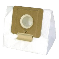 Set of three replacement vacuum bags with cardboard collar for home cleaning and maintenance tools use
