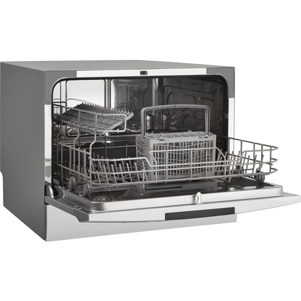 Countertop Dishwasher, 6 Place Setting, 8 Wash Cycles, SS Interior