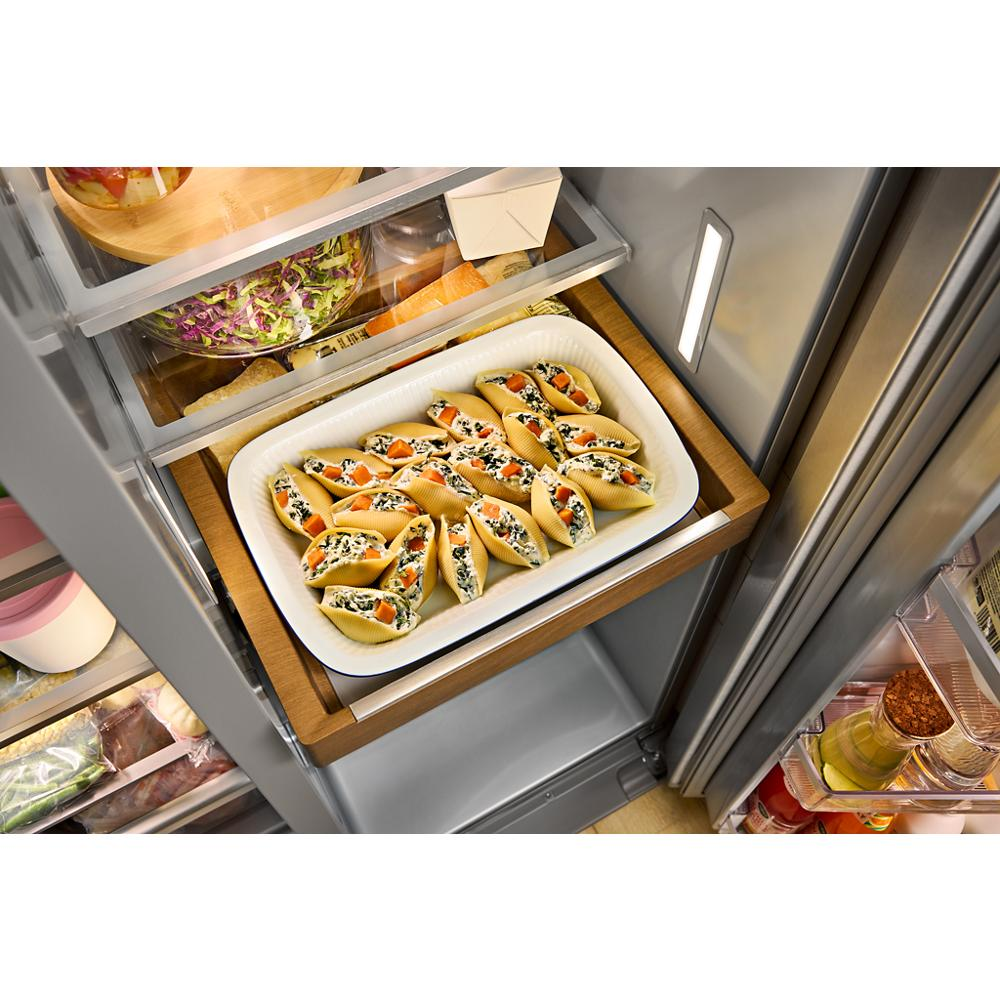 28.7 Cu. Ft. Side-by-Side Refrigerator with Panoramic LED Lighting