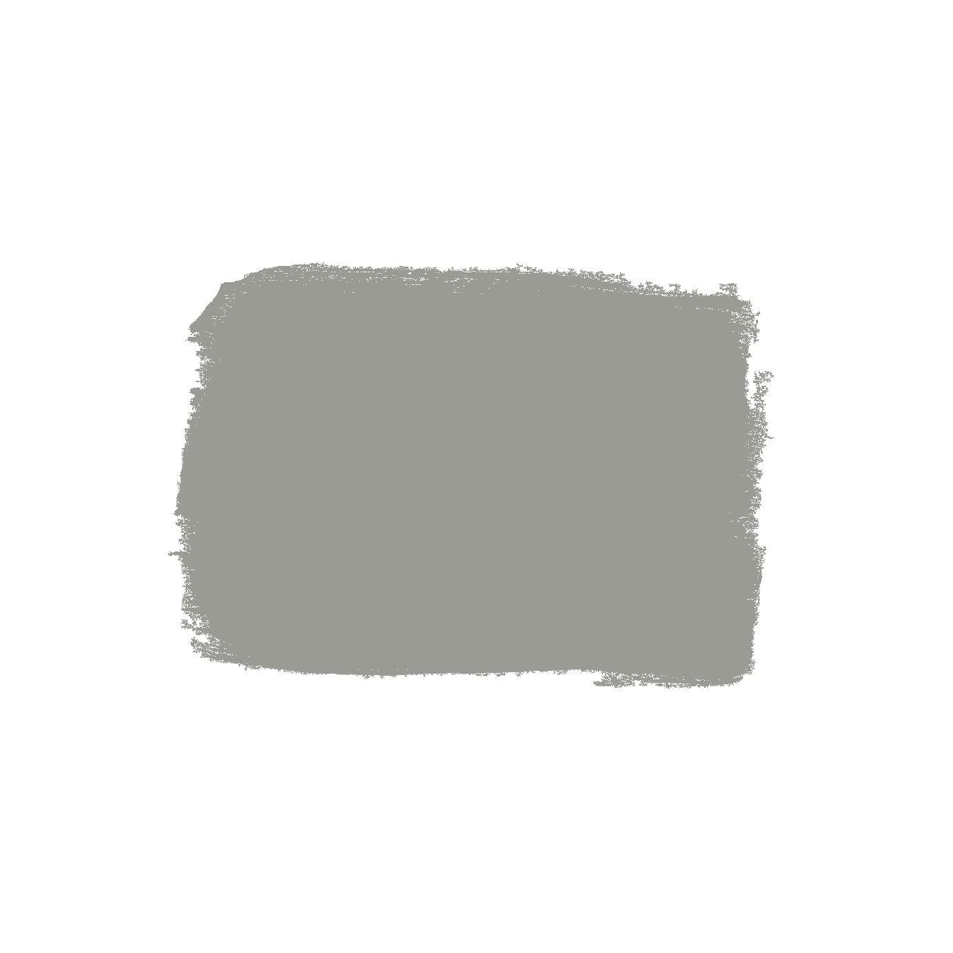 Square sample of Salem Gray acrylic latex paint in neutral shade for specialty paint and home improvement projects