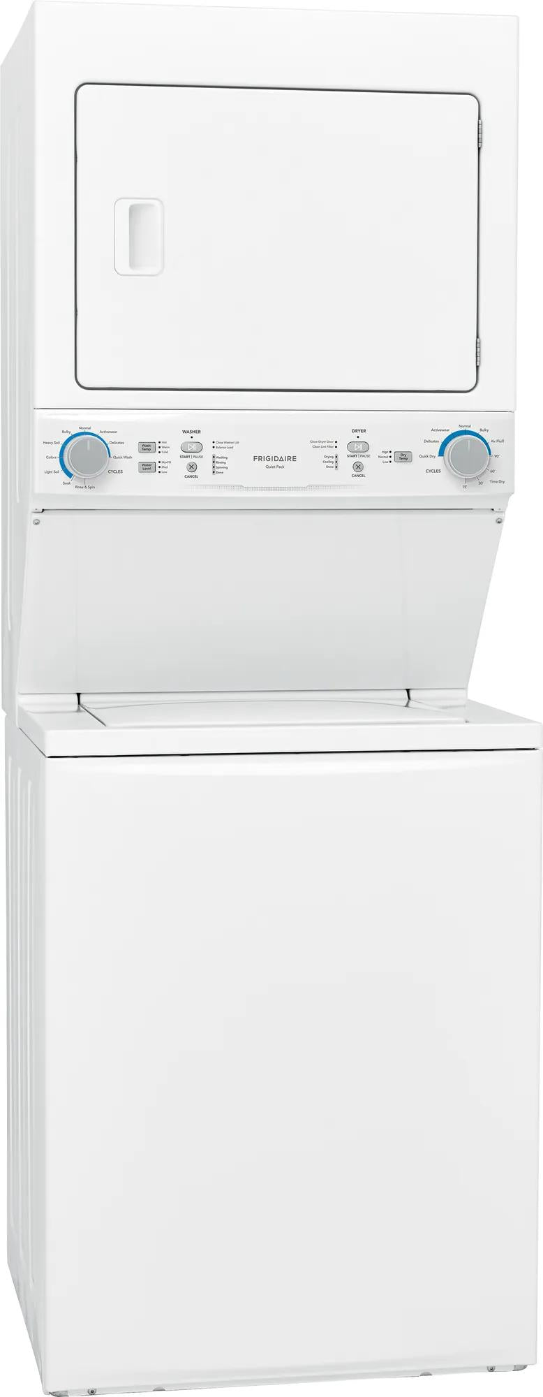 Electric Washer/Dryer Laundry Center - 3.9 Cu. Ft Washer and 5.5 Cu. Ft. Dryer