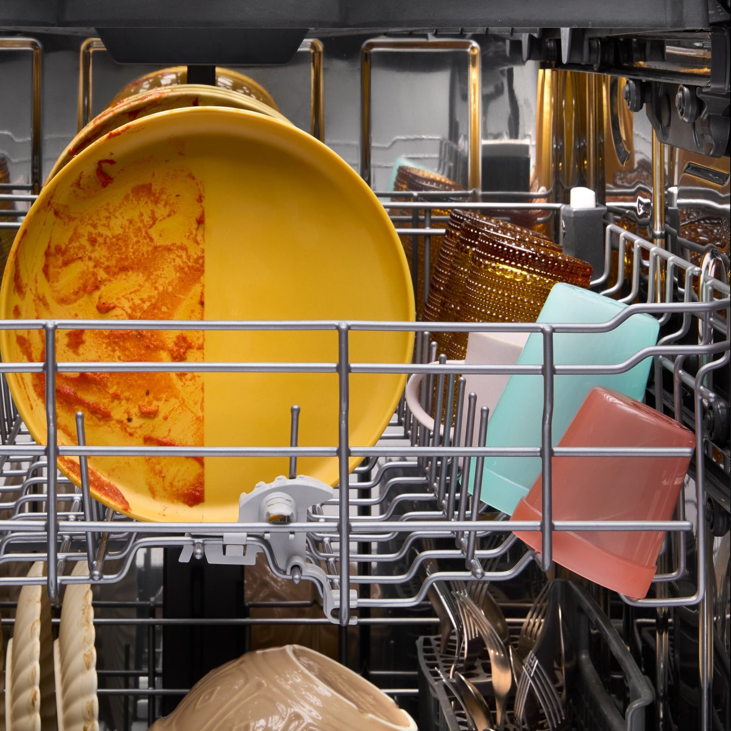24” Stainless Steel Dishwasher with AI Intelligent Wash - 47 dBA