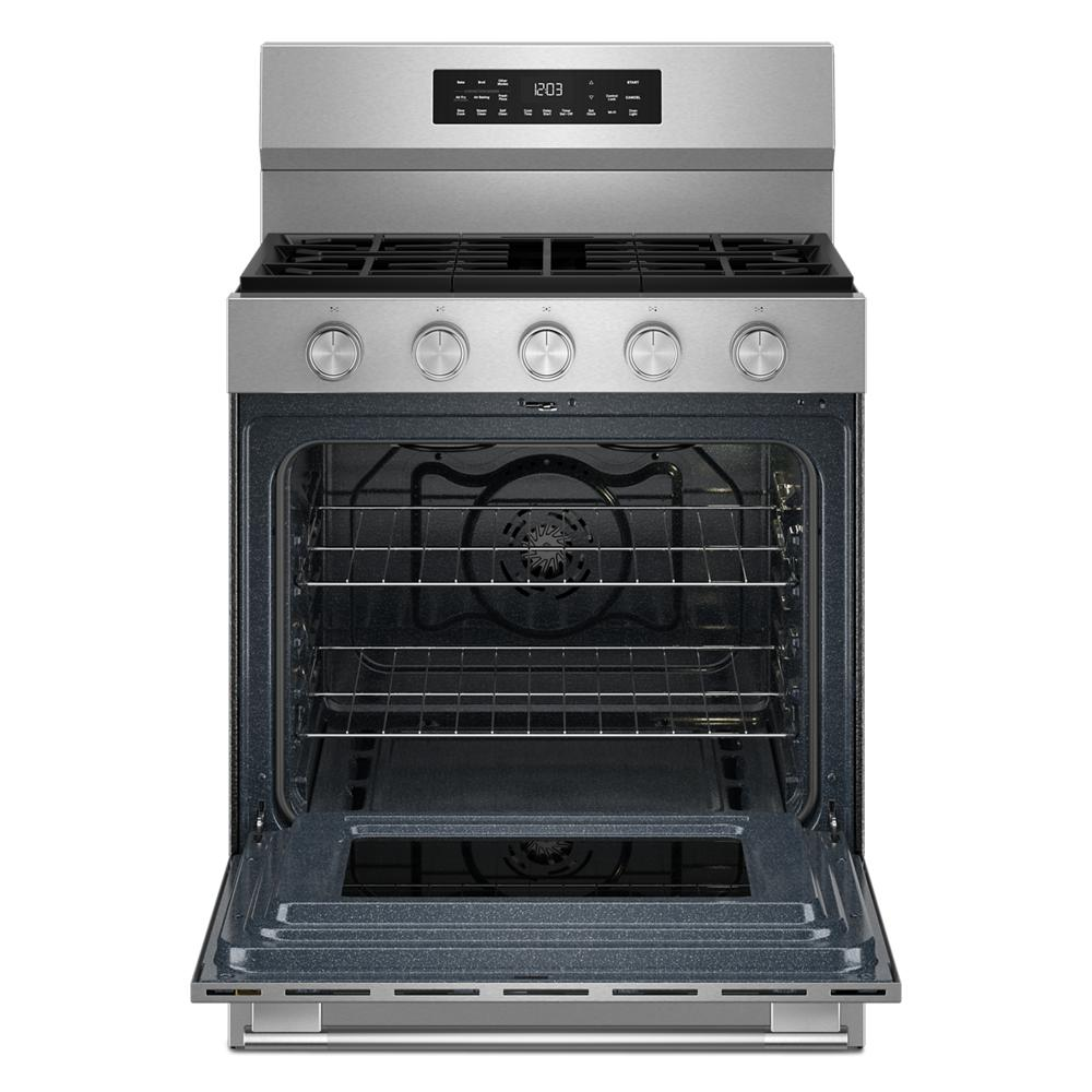 5.0 Cu. Ft. Smart Freestanding Gas Range with Convection Cooking Modes