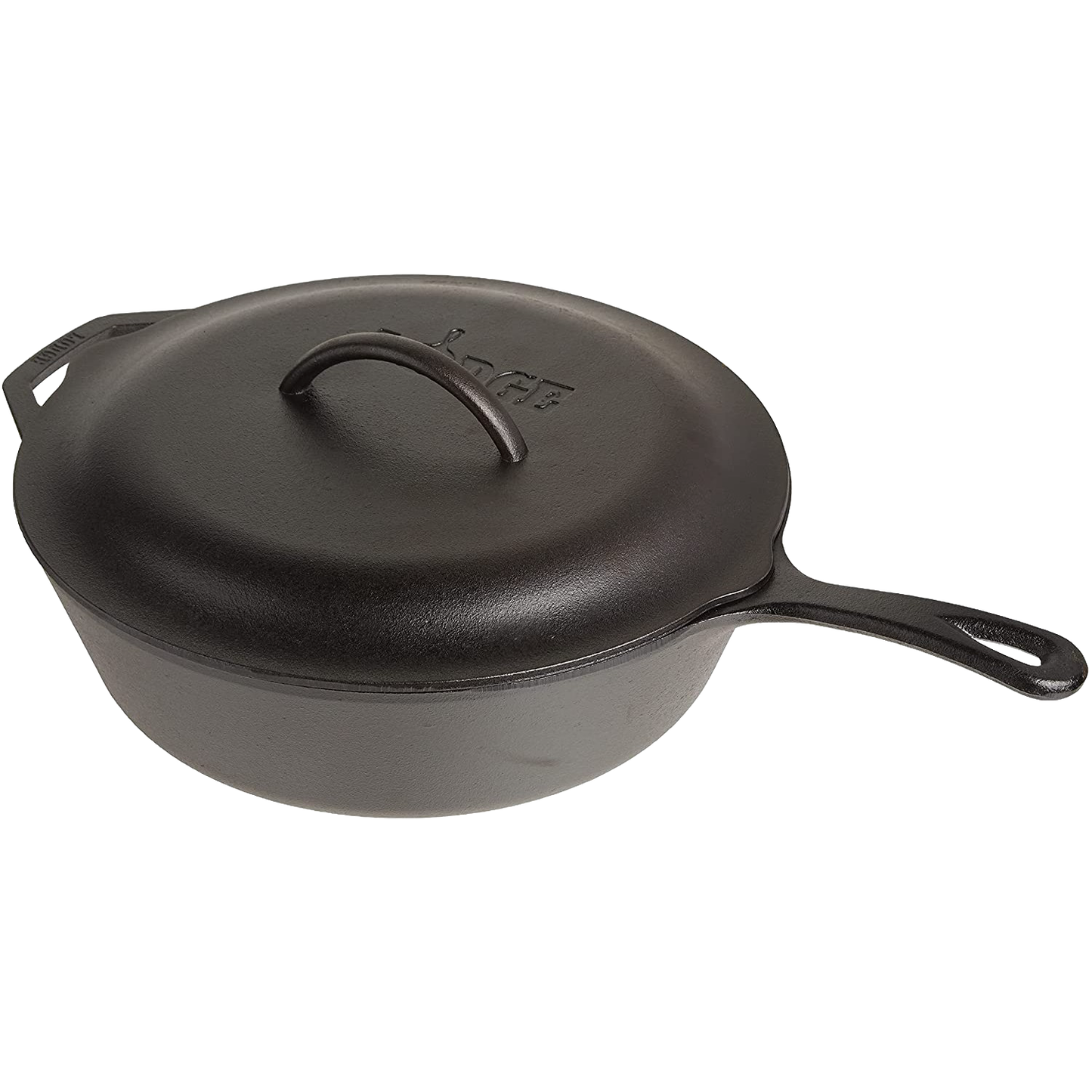 Extra deep cast iron chicken fryer with lid and practical handle for Kitchenware and Lodge Cast Iron collections