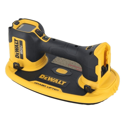 Cordless DEWALT 20V lifter with ergonomic grip designed for lifting heavy objects in home improvement projects