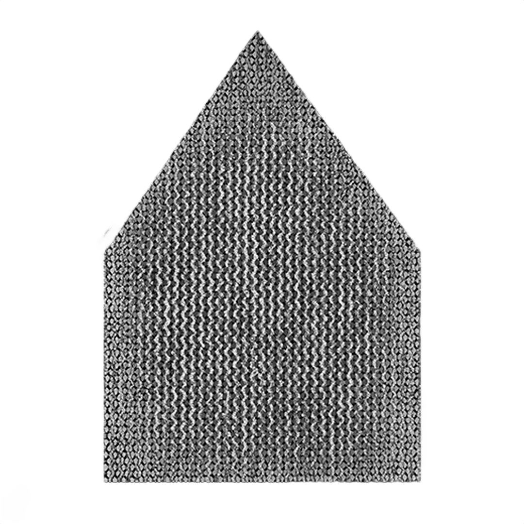 180 grit mesh sanding sheet in a pointed shape designed for orbital sanders in power tool accessories collection