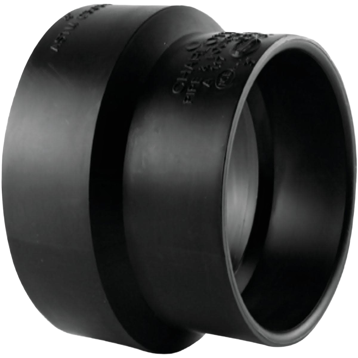 Black ABS pipe adapter coupling for plumbing and drainage in Pipes & Fittings and Under $50 collections