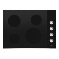 30-inch Electric Ceramic Glass Cooktop with Dual Radiant Element