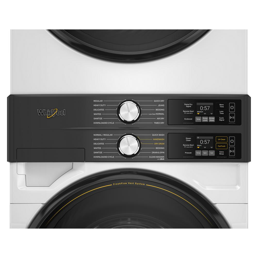 Smart ENERGY STAR® Front Load Laundry Tower with UV Clean Technology & FreshFlowTM Vent System 4.5 cu. ft. Washer & 7.4 cu. ft. Electric Dryer