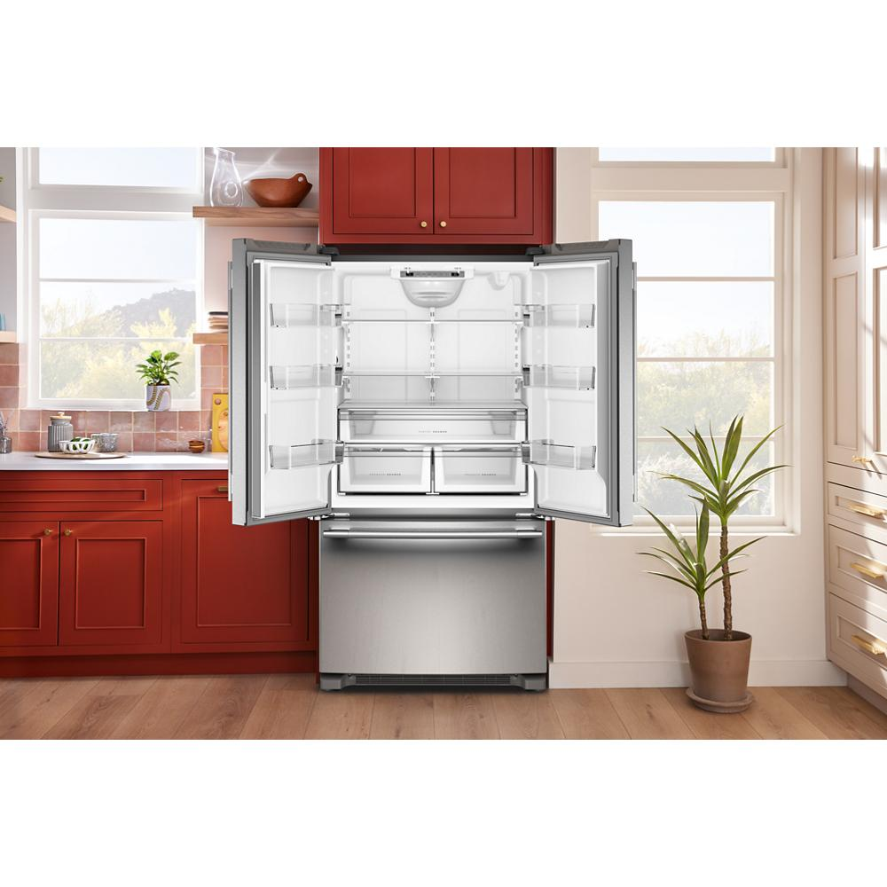 25 Cu. Ft. 36-Inch Standard-Depth French Door Refrigerator with Internal Water Dispenser