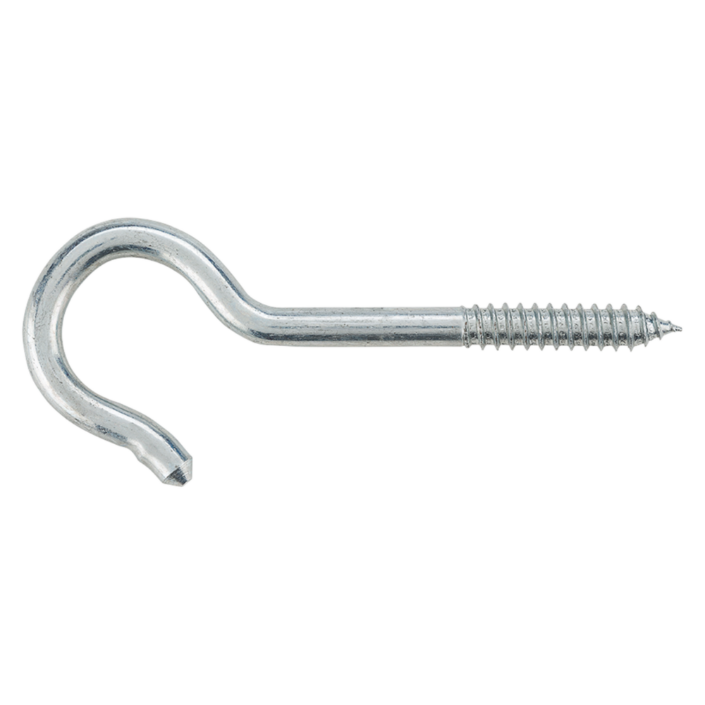 4-15/16-inch zinc plated ceiling hook with threaded screw end for hardware and lumber building projects under $50 collection