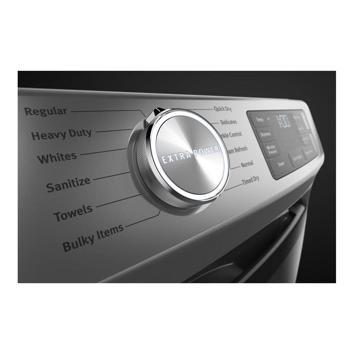 Front Load Electric Dryer with Extra Power and Quick Dry Cycle - 7.3 cu. ft.