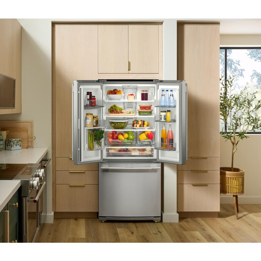 20 cu. Ft. 30-Inch Width Standard Depth French Door Refrigerator with PrintShield® Finish and Interior Dispense