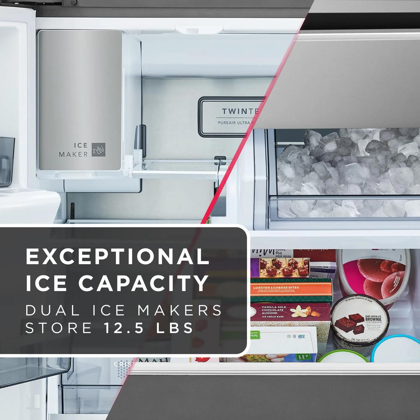 26 Cu. Ft. Standard-Depth 4-Door French Door Refrigerator