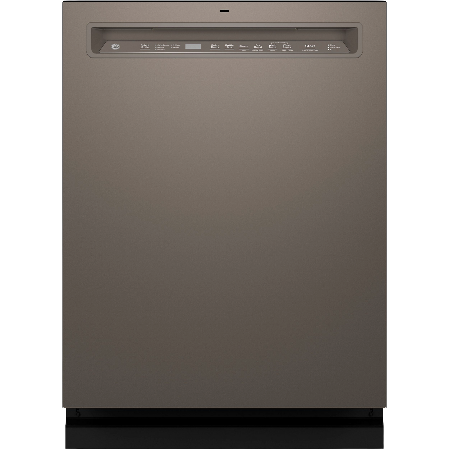 GE® ENERGY STAR® Front Control with Stainless Steel Interior Dishwasher with Sanitize Cycle