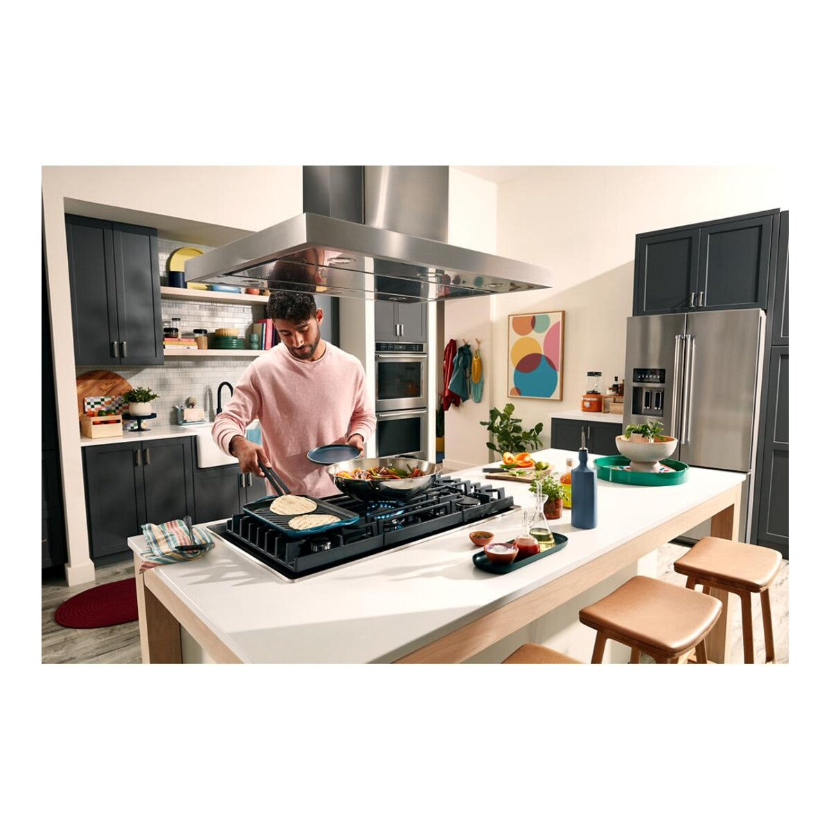 30" Gas-on-Glass Cooktop