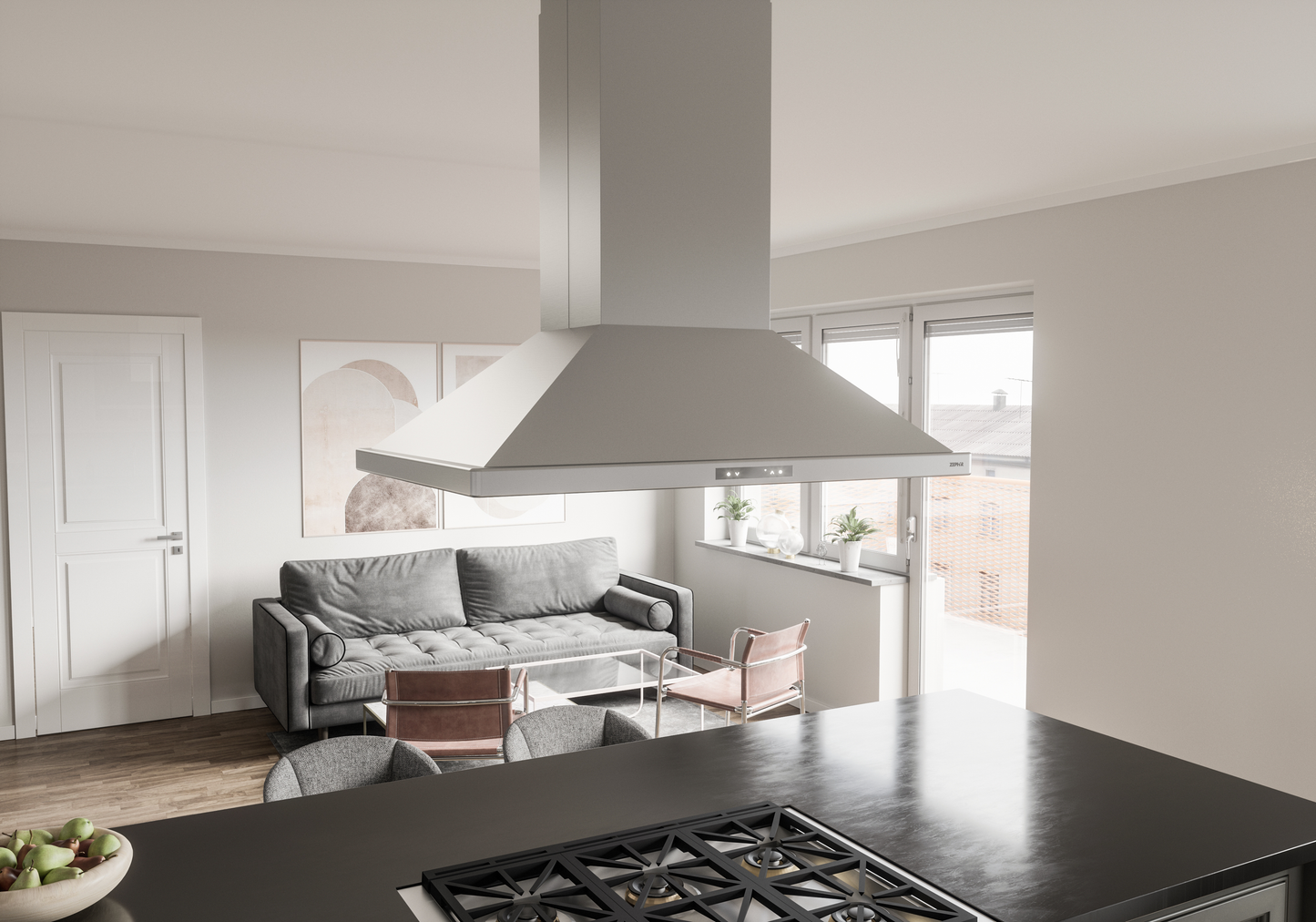 Napoli Connect Island Hood 36" LED AC