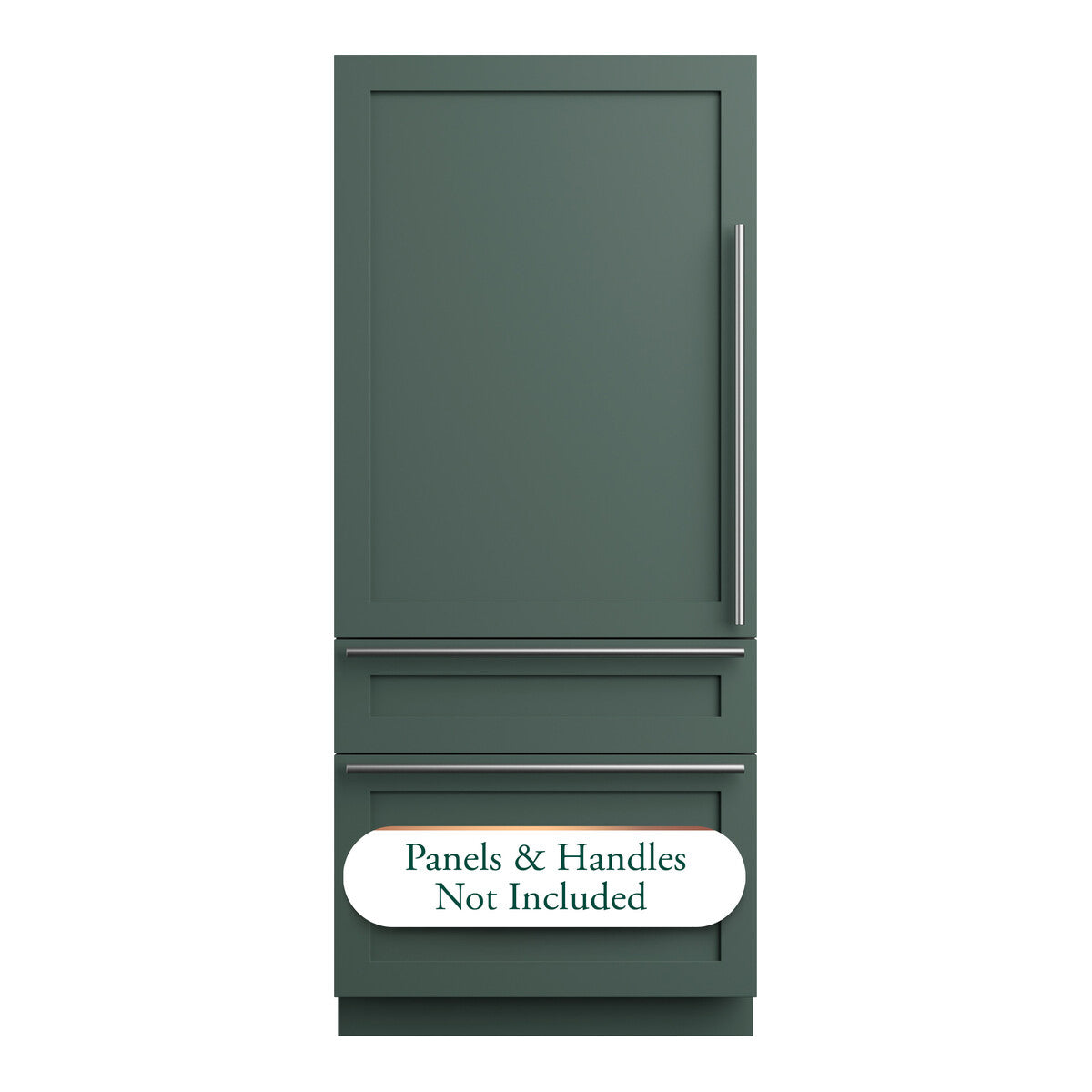 CAFE™ 36" Panel-Ready Integrated Bottom-Freezer Refrigerator – Left Swing