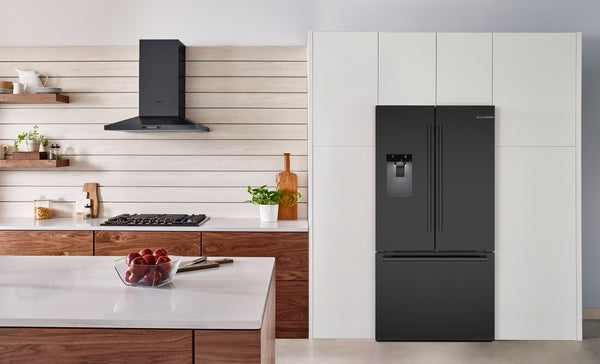500 Series, French Door Bottom Mount Refrigerator, 36'', Black Stainless Steel