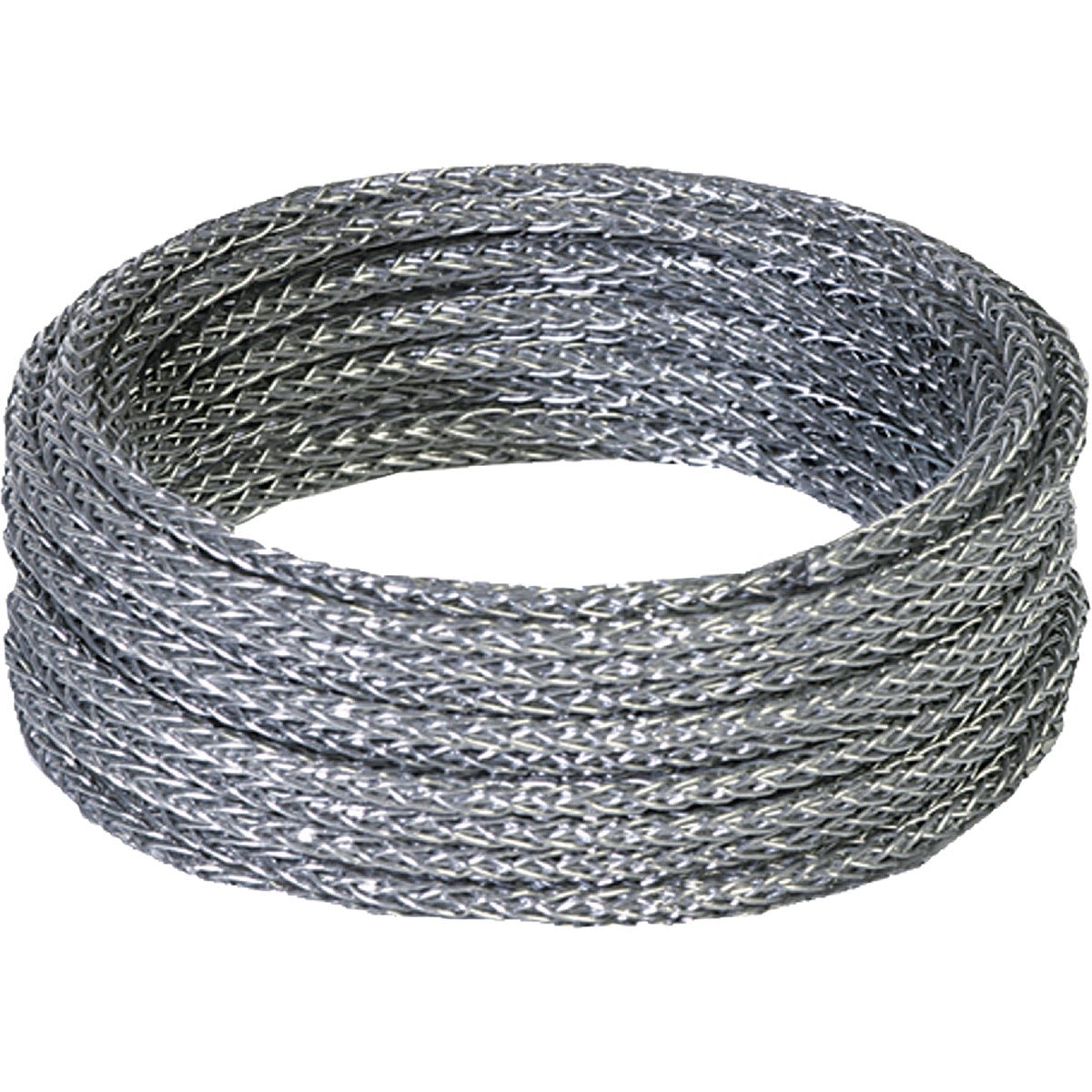 Coiled steel picture wire with braided texture designed for secure hanging in hardware and home improvement projects under $50